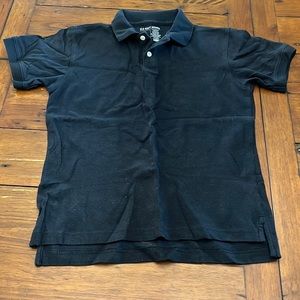 Dark Blue collar tee shirt Youth Large